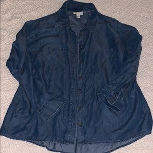 Denim Button Down Shirt from Ava Viv